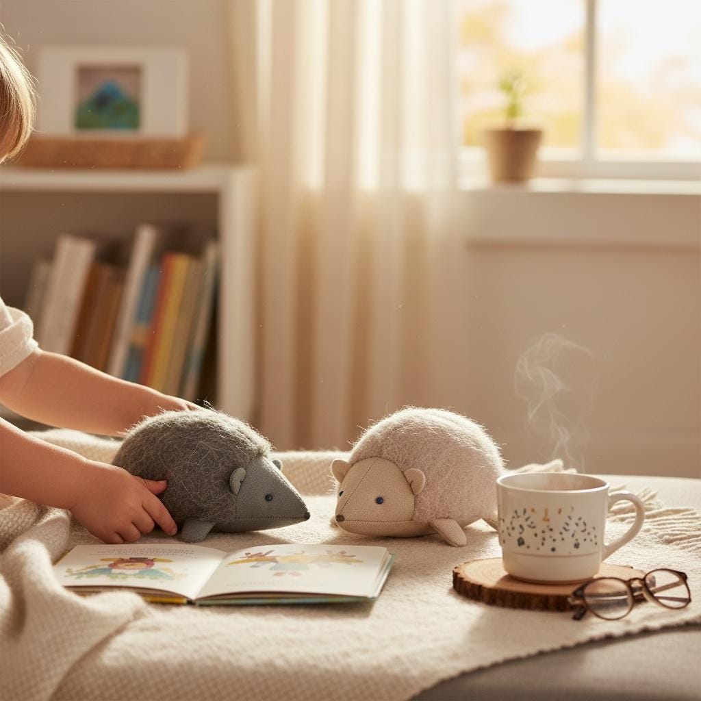 Hedgehog Sewing Pattern PDF | Easy Stuffed Hedgehog Soft Toy for Beginners