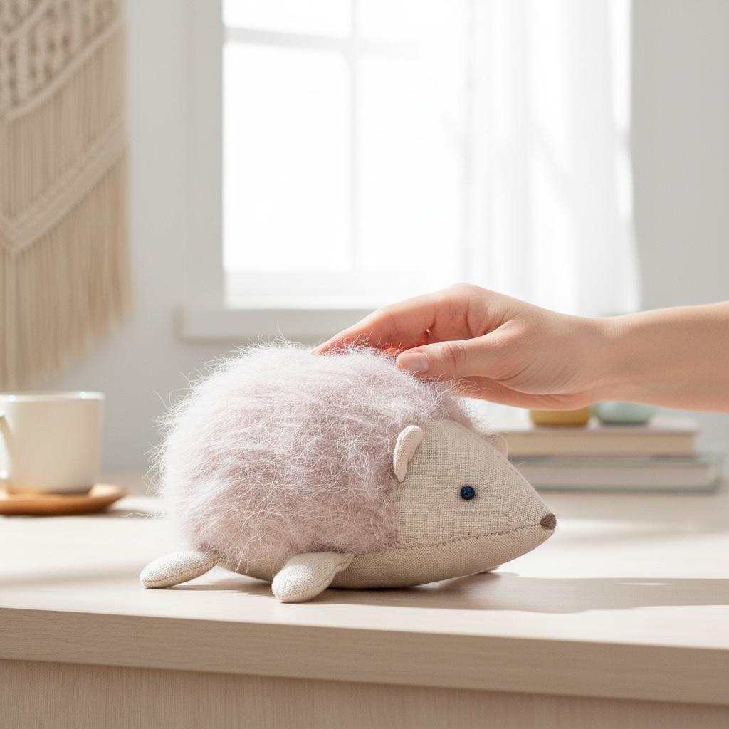 Hedgehog Sewing Pattern PDF | Easy Stuffed Hedgehog Soft Toy for Beginners