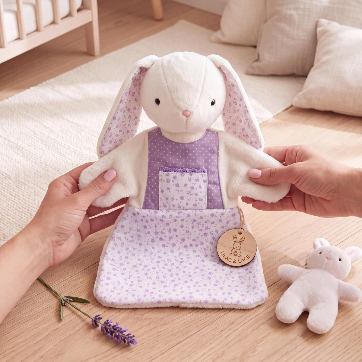 Baby Lovey Sewing Pattern PDF | Bunny & Teddy Bear Comforter | Beginner Plush Tutorial
